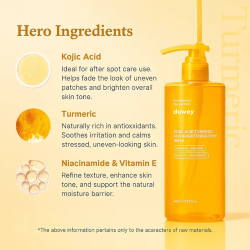 duwey™ Turmeric Kojic Acid Body Wash